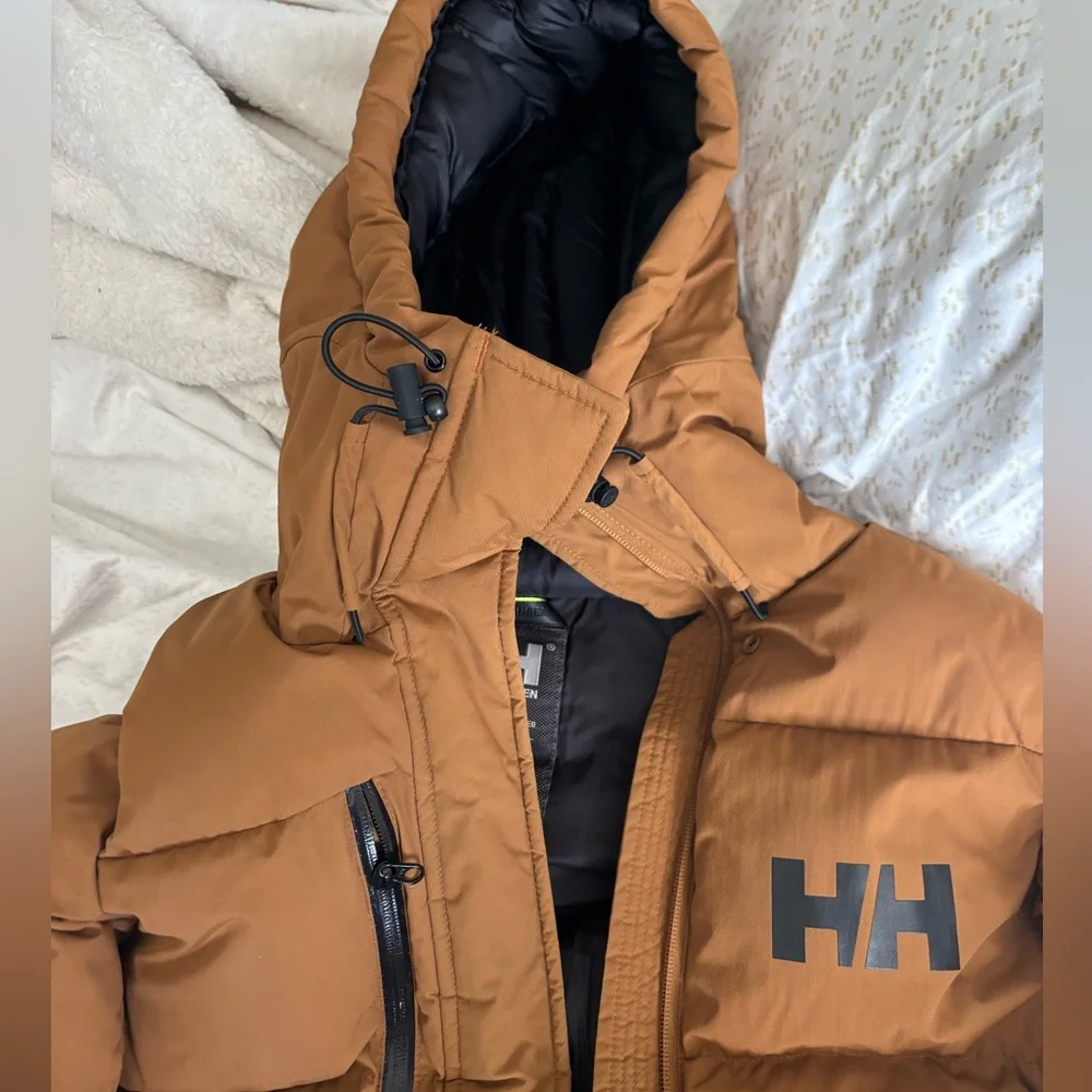 Helly Hansen Tan Ski puffer Insulated Jacket - Picture 7 of 9